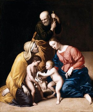 Holy Family with the Infant St John the Baptist and St Elizabeth