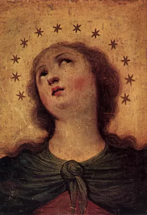 Madonna at Prayer by Sassoferrato Oil Painting
