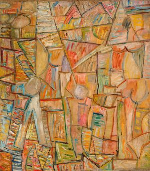 Composition by Sasza Blonder Oil Painting