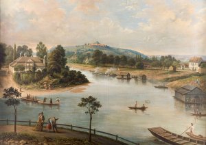 View of Krakow by Saturnin Swierzynski Oil Painting