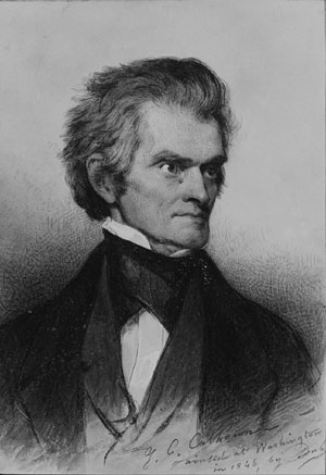 John C. Calhoun by Savinien Edme Dubourjal Oil Painting