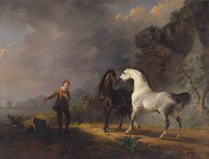 Gulliver Addressing the Houyhnhnms by Sawrey Gilpin Oil Painting