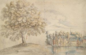 Abbey of Groenedael near Brussels by School Of Jan Brueghel The Elder Oil Painting