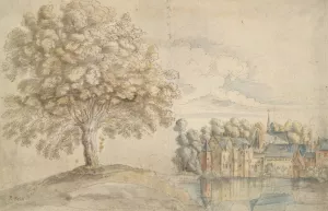 Abbey of Groenedael near Brussels by School Of Jan Brueghel The Elder Oil Painting
