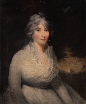 Lady Margaret Falconer by School Of John Hoppner Oil Painting