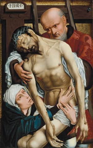 The Descent from the Cross by School Of Rogier Van Der Weyden Oil Painting