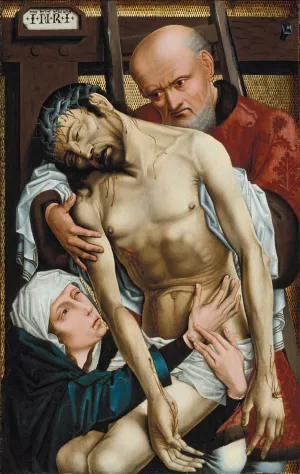 The Descent from the Cross by School Of Rogier Van Der Weyden Oil Painting