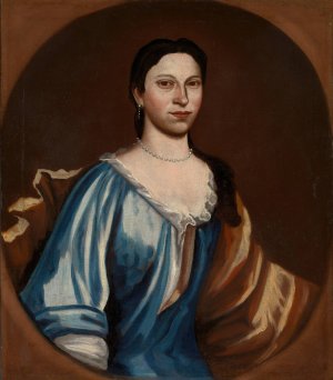 Portrait of a Lady by Schuyler Limner Oil Painting
