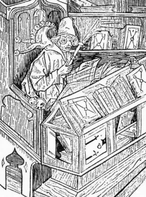The Book Fool Oil painting by Sebastian Brant