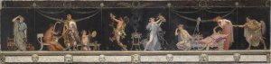 Supraporte Romisches Fries by Sebastian Lucius Oil Painting