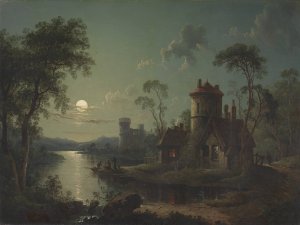 River Scene by Sebastian Pether Oil Painting