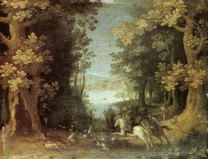 Landscape with a Deer Hunt