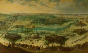 The Siege of Julich Oil painting by Sebastian Vrancx