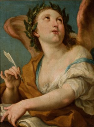 Allegory of poetry by Sebastiano Conca Oil Painting