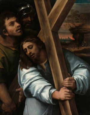 Christ Carrying the Cross by Sebastiano Del Piombo Oil Painting