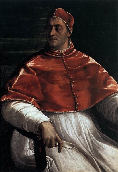 Main Product Photo of Pope Clement VII Painting by Sebastiano Del Piombo
