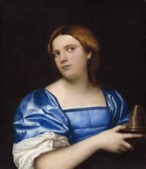 Portrait of a Young Woman as a Wise Virgin by Sebastiano Del Piombo Oil Painting