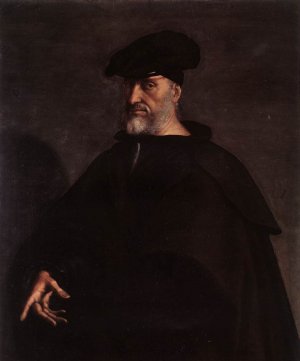 Portrait of Andrea Doria by Sebastiano Del Piombo Oil Painting