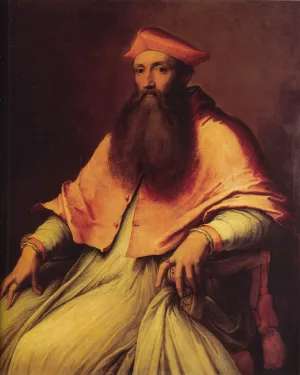 Portrait of Cardinal Reginald Pole painting by Sebastiano Del Piombo