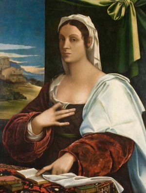Vittoria Colonna by Sebastiano Del Piombo Oil Painting