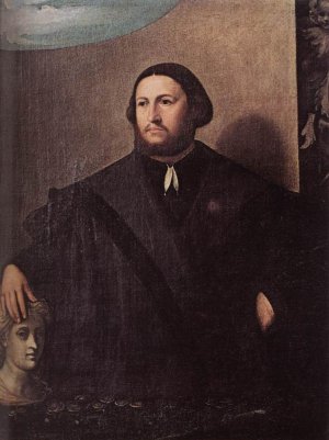 Portrait of Raffaele Grassi Oil painting by Sebastiano Florigerio