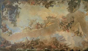 Allegory of Heavenly Virtue by Sebastiano Ricci - Oil Painting Reproduction