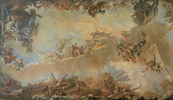 Main Product Photo of Allegory of Heavenly Virtue Painting by Sebastiano Ricci