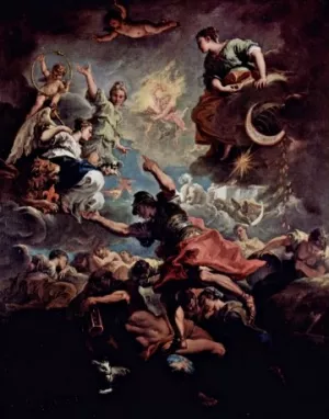 Allegory of Tuscany Oil painting by Sebastiano Ricci