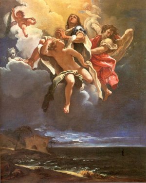Apotheosis of a Saint by Sebastiano Ricci Oil Painting