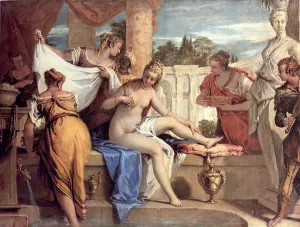 Bathsheba in Her Bath by Sebastiano Ricci Oil Painting