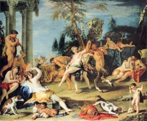 Feast in Honour of Pan by Sebastiano Ricci - Oil Painting Reproduction