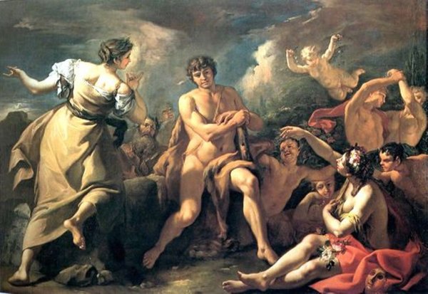 Main Product Photo of Hercules on the Crossroads Painting by Sebastiano Ricci