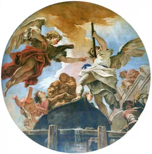 Miraculous Arrival of the Statue of Madonna by Sebastiano Ricci - Oil Painting Reproduction