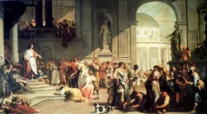 Susanne Before Daniel by Sebastiano Ricci Oil Painting