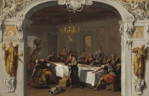 The Last Supper by Sebastiano Ricci Oil Painting