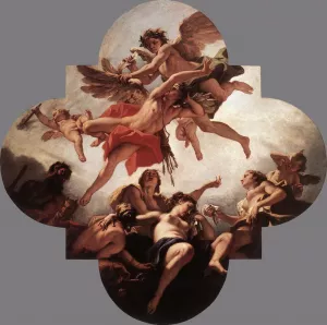 The Punishment of Cupid by Sebastiano Ricci - Oil Painting Reproduction