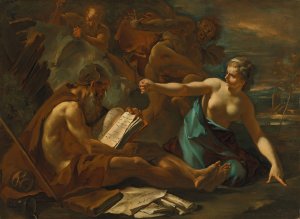 The Temptation of Saint Anthony by Sebastiano Ricci Oil Painting