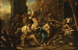 The Temptation Of Saint Anthony by Sebastiano Ricci Oil Painting
