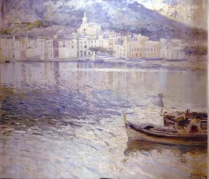 Marina de Cadaques by Segundo Matilla Marina - Oil Painting Reproduction