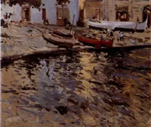 Reflejos by Segundo Matilla Marina - Oil Painting Reproduction