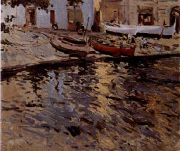 Reflejos by Segundo Matilla Marina - Hand-Painted Oil Painting Reproduction