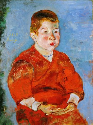 Boy by Sekine Shoji Oil Painting