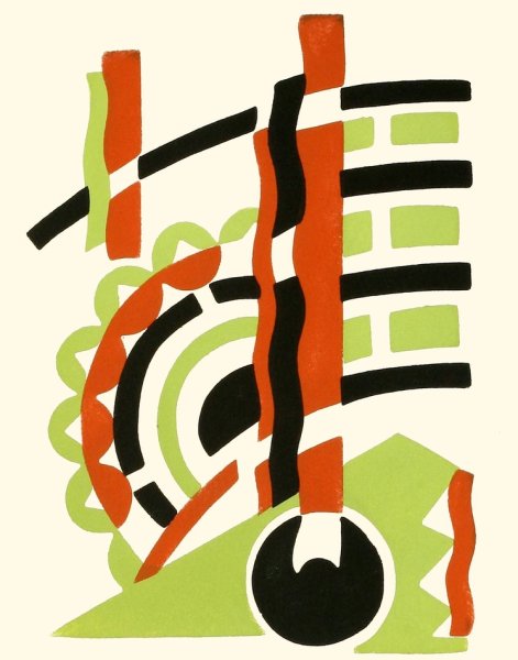 Main Product Photo of Fleurs, Texte Et Vingt-Six Planches En Couleurs 12  Painting by Serge Gladky
