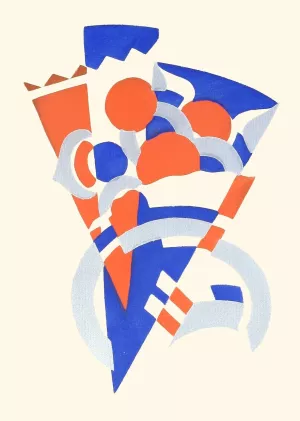 Fleurs, Texte Et Vingt-Six Planches En Couleurs 14 by Serge Gladky Fleurs, Texte Et Vingt-Six Planches En Couleurs 14 by Serge Gladky Oil Painting