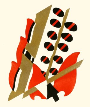 Fleurs, Texte Et Vingt-Six Planches En Couleurs 17 by Serge Gladky Oil Painting