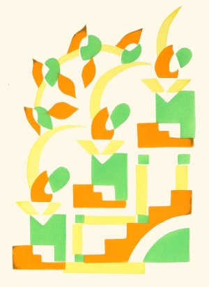Fleurs, Texte Et Vingt-Six Planches En Couleurs 22 by Serge Gladky Oil Painting