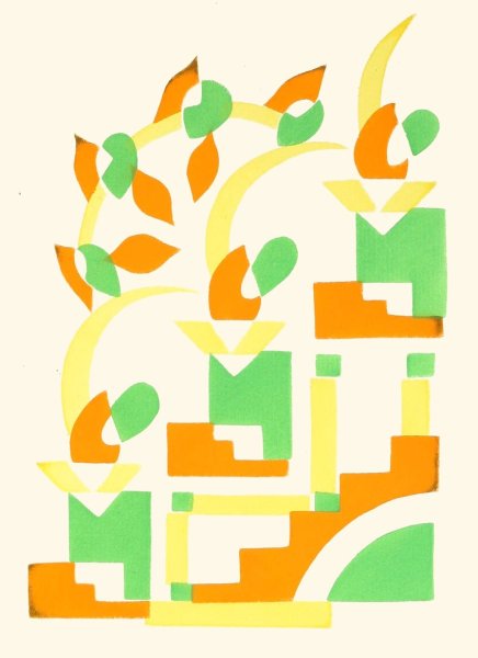 Main Product Photo of Fleurs, Texte Et Vingt-Six Planches En Couleurs 22  Painting by Serge Gladky