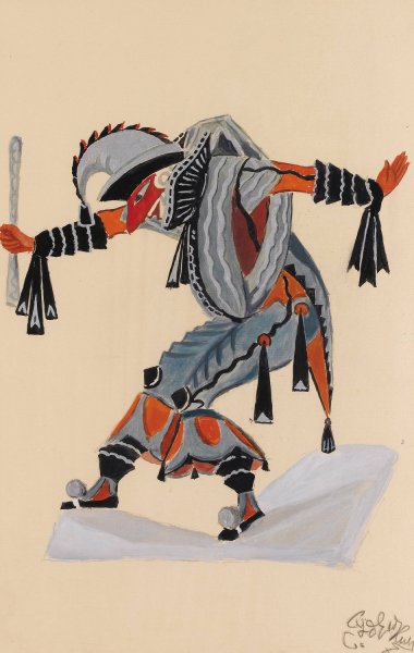Jester by Sergey Yurievich Sudeikin - Hand-Painted Oil Painting Reproduction