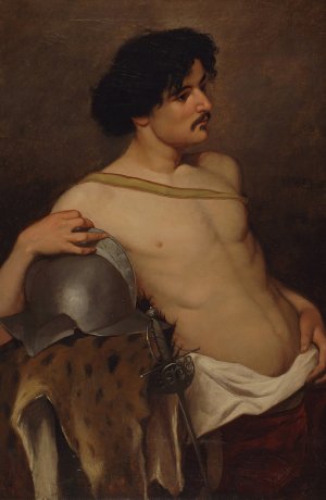 Antonio by Severin Falkman Oil Painting