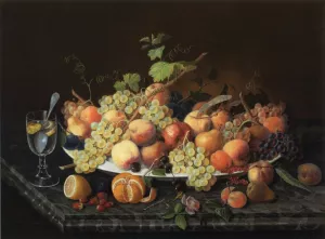 Still Life with Fruit and Glass of Lemonade